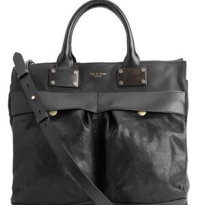 Rag & Bone Pilot Black Leather Tote